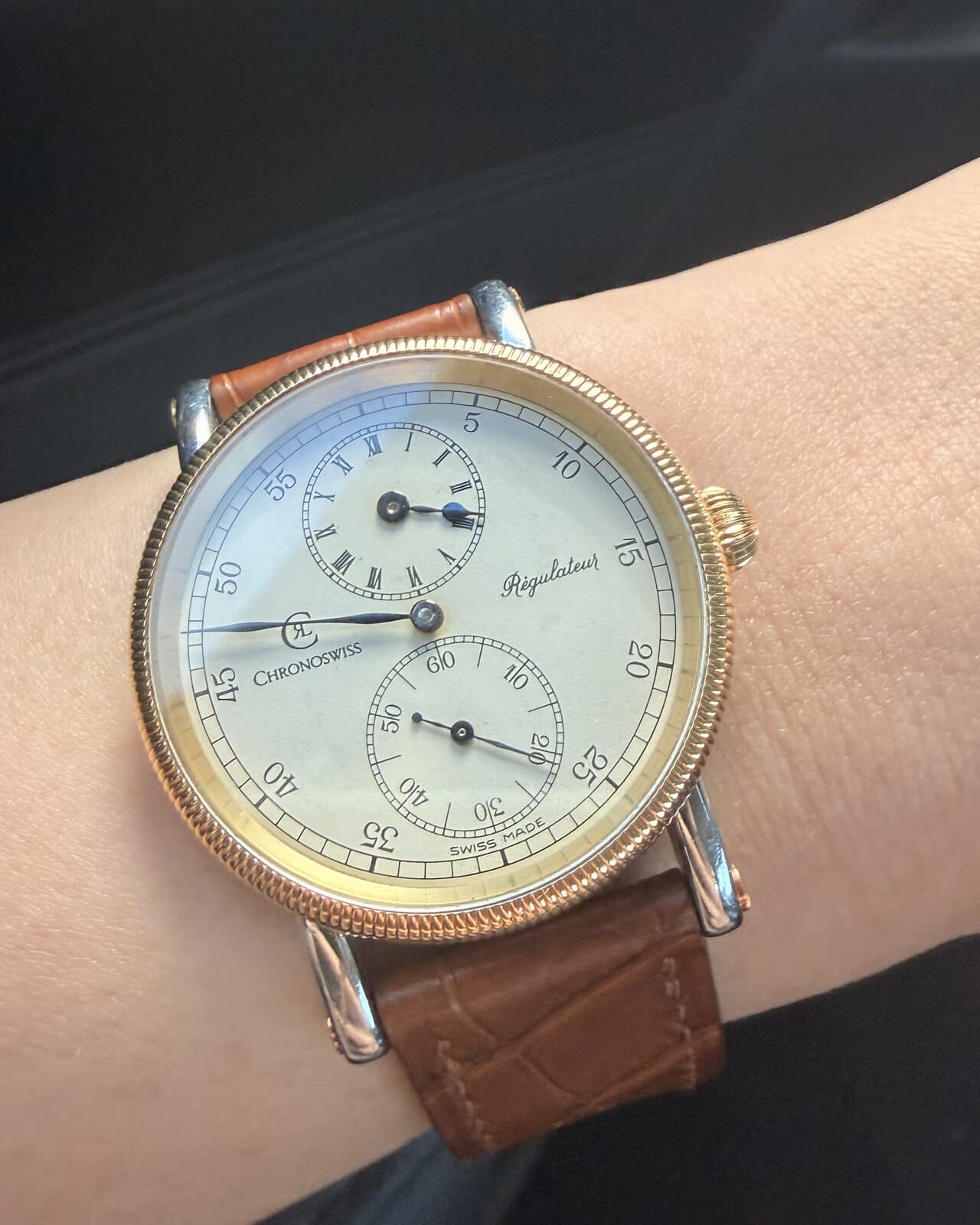 Chronoswiss Régulateur 1988 on the wrist